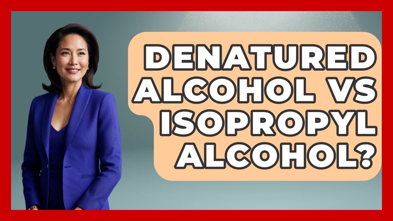 Denatured Alcohol Vs Isopropyl Alcohol? - Survival Skills for Everyone