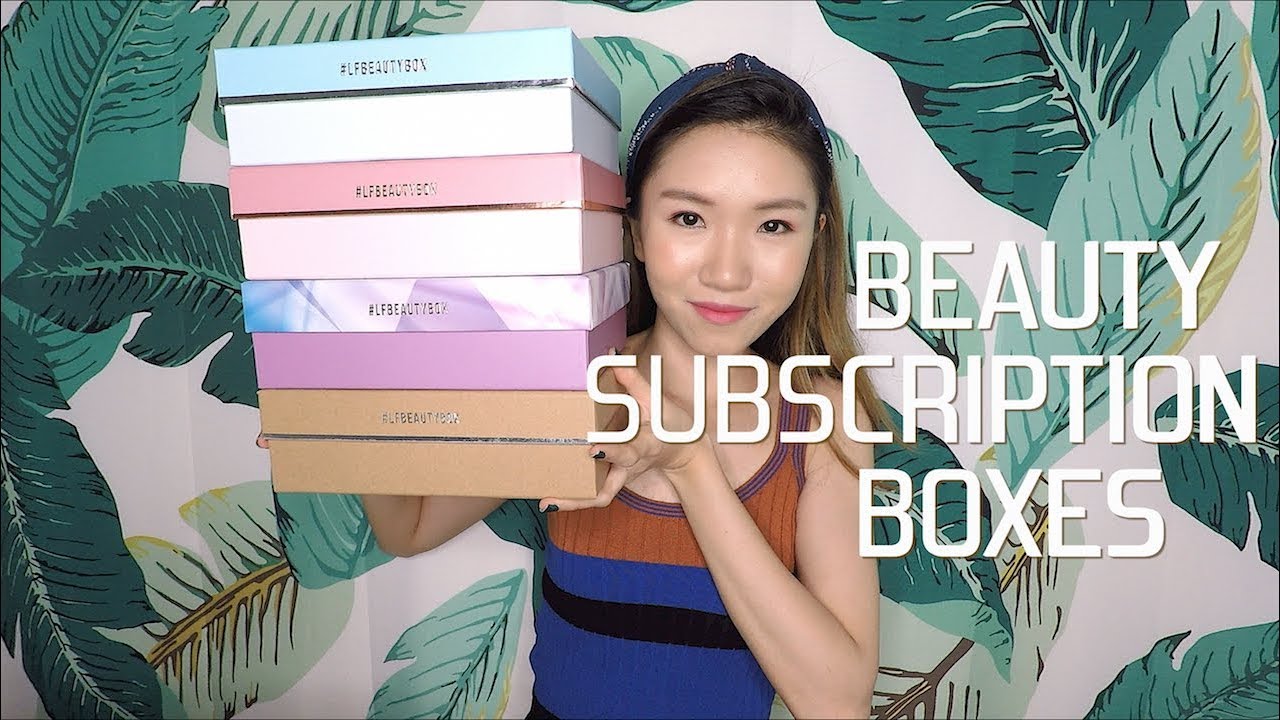 UNBOXING ALL MY BEAUTY SUBSCRIPTION BOXES | COMPARE & REVIEW