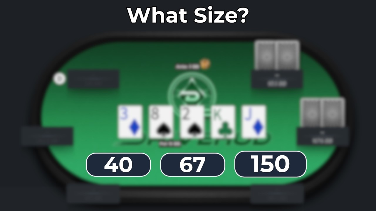 How Good Players Actually Choose River Bet Sizes