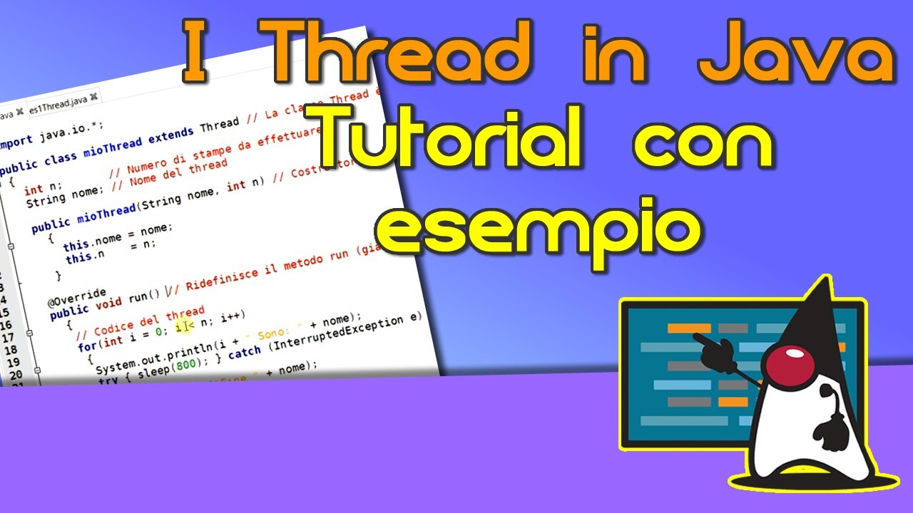 Programmazione java: I Thread in java - Spiegazione ed esempio svolto #programming #java #coding