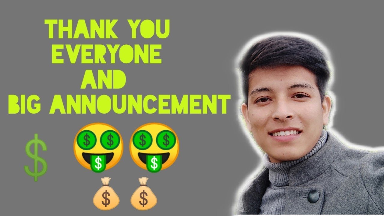 thank you everyone , monetization on , Big announcement