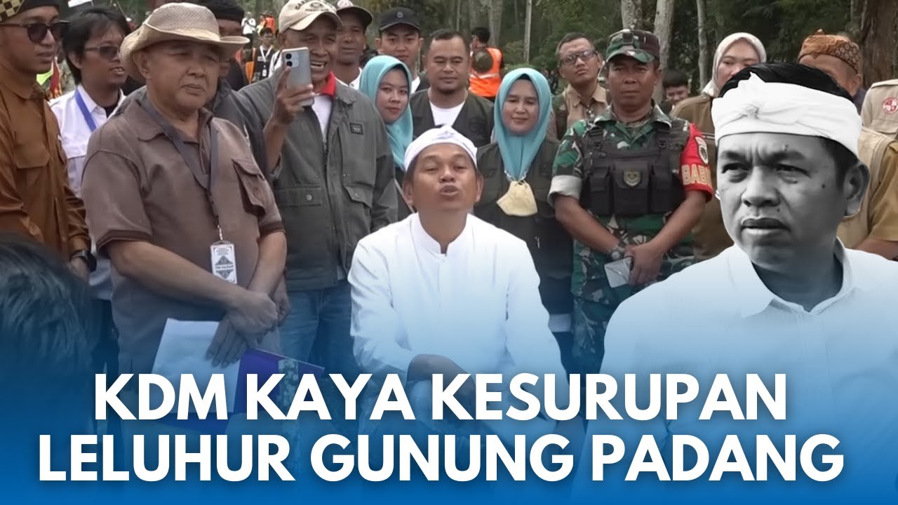 PETUAH RAJA SUNDA DI GUNUNG PADANG! Berikan Pesan Penting Di Depan Bupati Cianjur, Jaga Alam & Hutan
