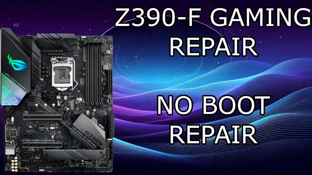 PART 2 OFF THE JOBLOT OFF MOTHERBOARDS || ASUS Z390-F REPAIR