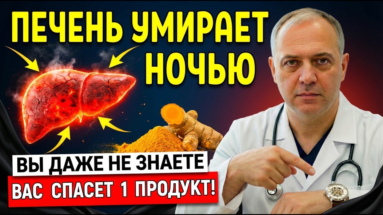 ПЕЧЕНЬ ВОССТАНОВИТСЯ ЗА ДЕНЬ: Лучший продукт для ОЧИСТКИ печени | Жировой гепатоз