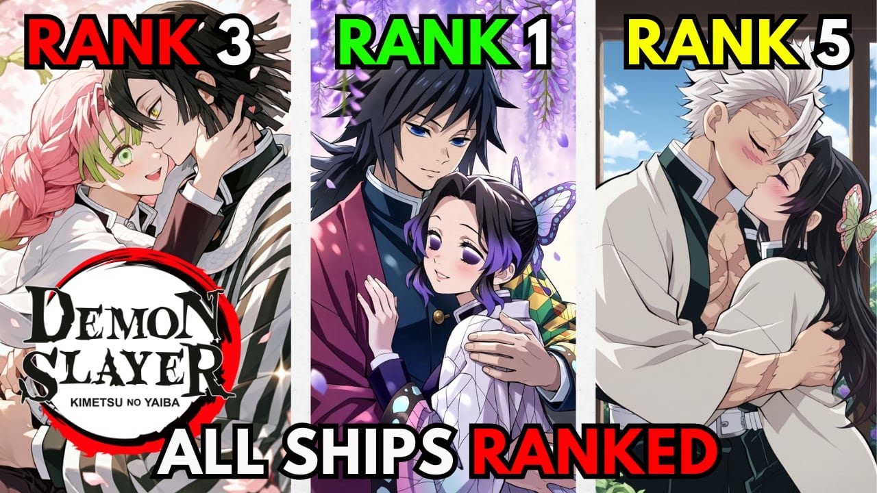 DEMON SLAYER SHIPS RANKED! | Tanjiro & Kanao, Zenitsu & Nezuko, Obanai & Mitsuri