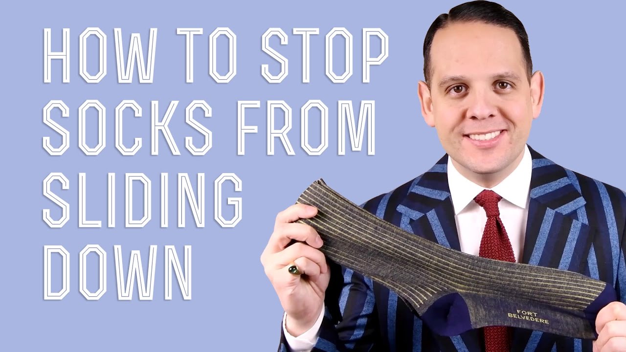 How To Keep Socks Up & Stop Them From Sliding, Sagging, Slipping & Down - No, Not With Sock Stays...