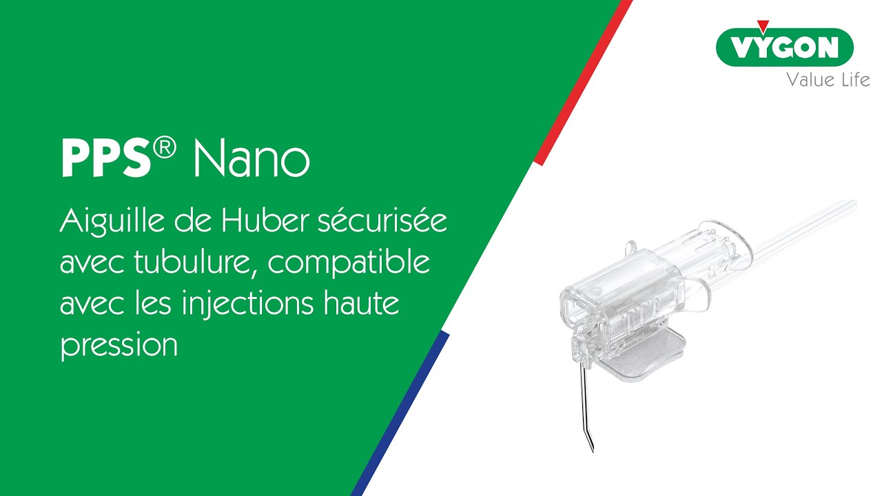 VYGON - PPS NANO aiguille de Huber sécurisée