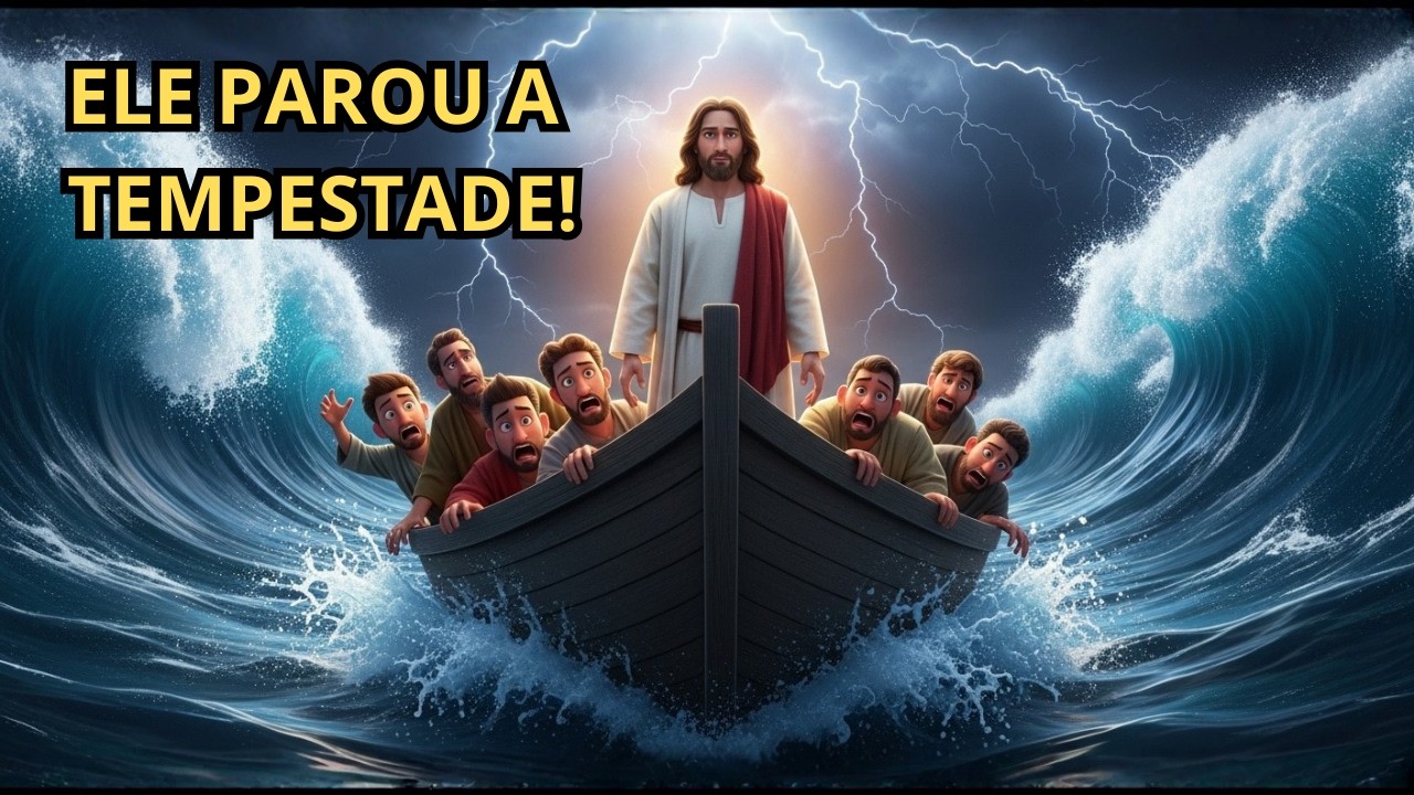 Jesus Acalma a Tempestade – O Que Aconteceu Quando o Mar Não Parava?