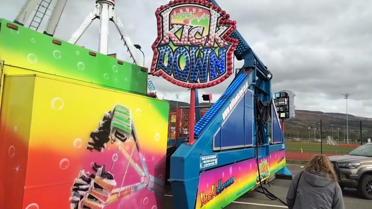 Abie Danter funfair walkthrough,Aberdare,Wales 2022