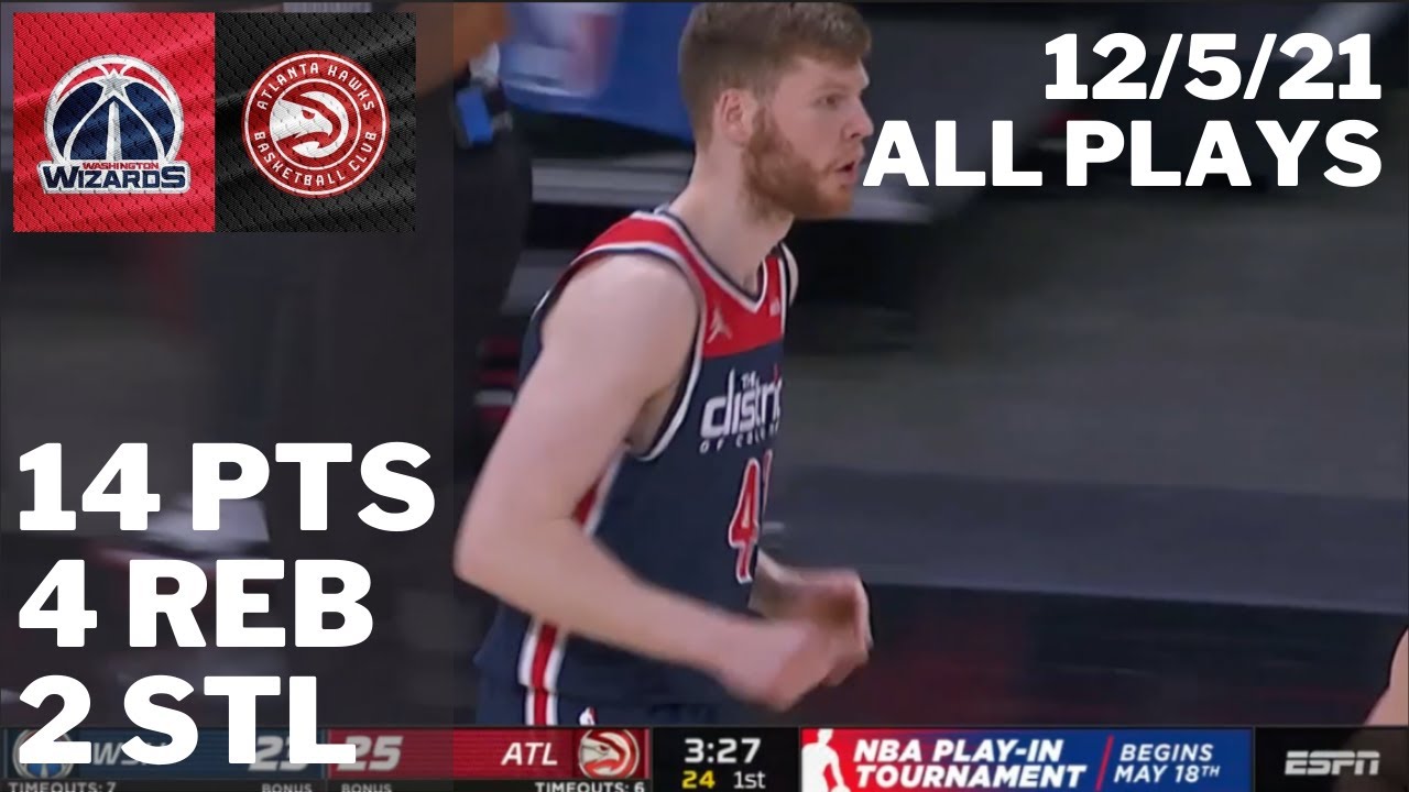 Davis Bertans vs Hawks: 14 pts, 4 reb, 2 stl ALL PLAYS 2020/21 NBA Regular Season [12.05.21.]