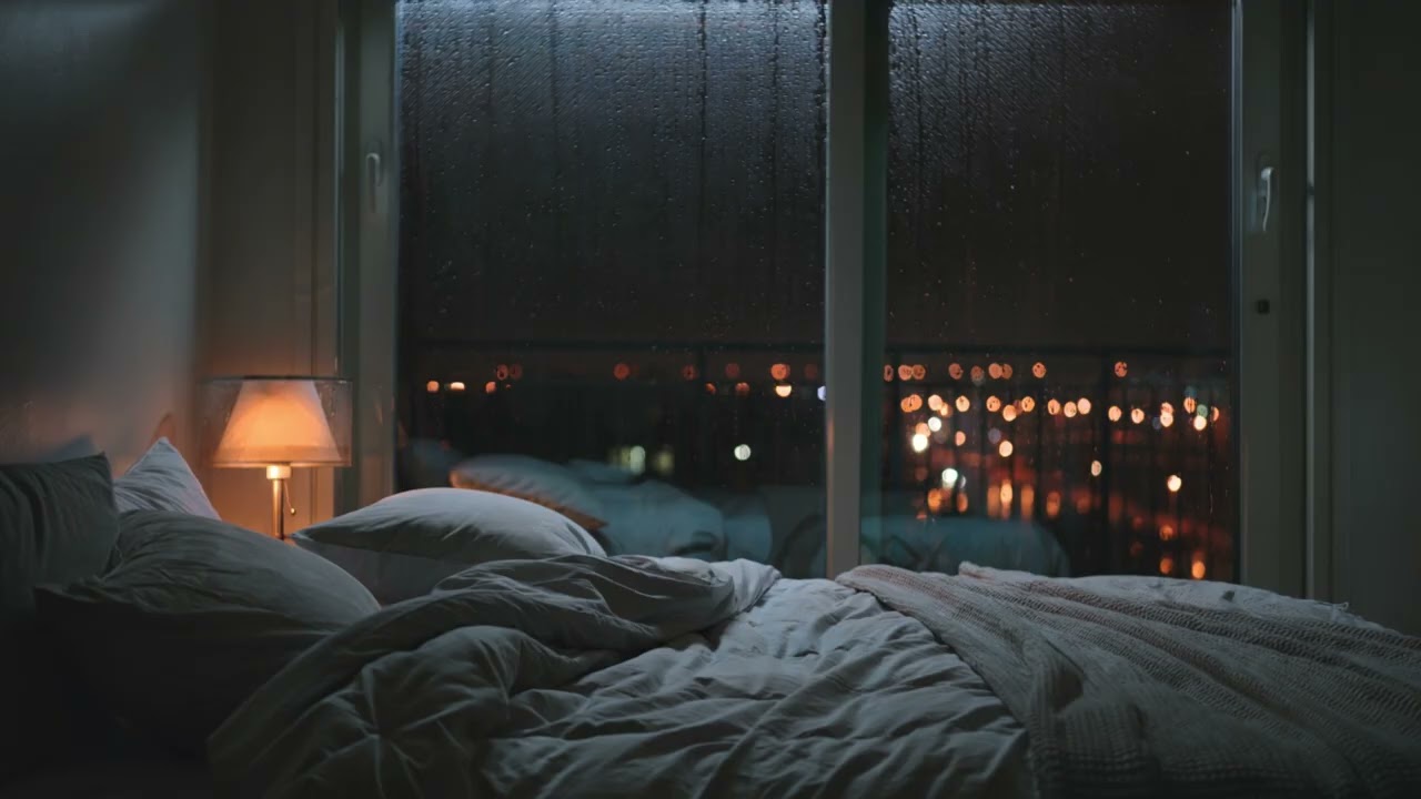 Sleep Better Tonight with Rain on the Window 🌧️ | Cozy Room Rain Sounds for Deep Sleep (8 Hours)