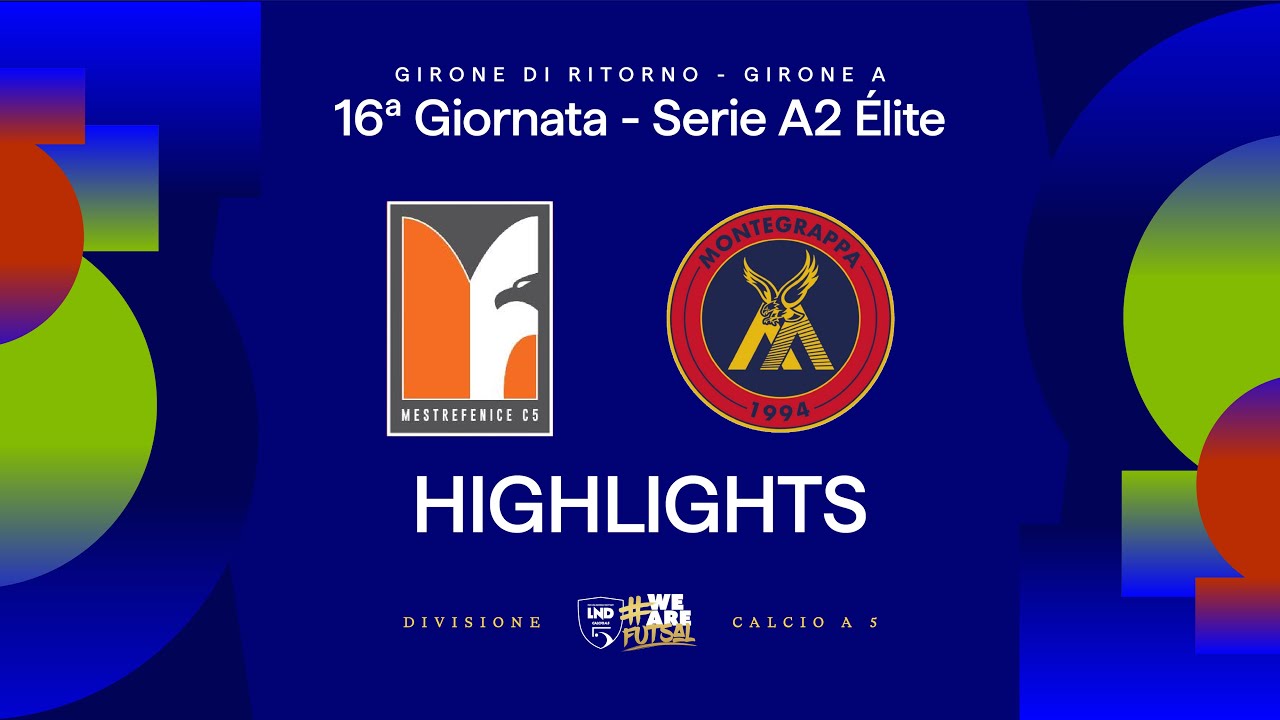 MestreFenice-Montegrappa 3-3 | Gol e HL | 16ª giornata | Serie A2 Élite 2025/26 - A