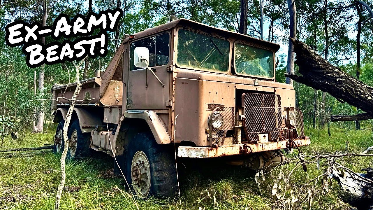 Will it START & DRIVE out of the BUSH? 60yr OLD 6X6 International Army Truck!