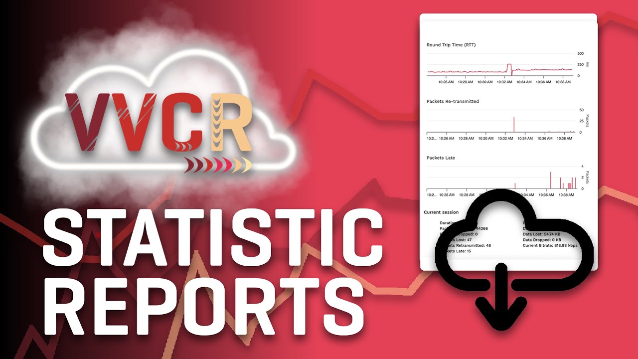 VVCR Stream Analytics: Как загрузить отчеты по телеметрии и статистике