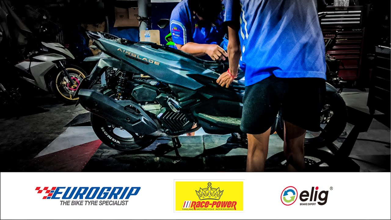 Honda AirBlade 160 | AV Moto | Eurogrip Tire | RacePower Shocks | Elig Brakes