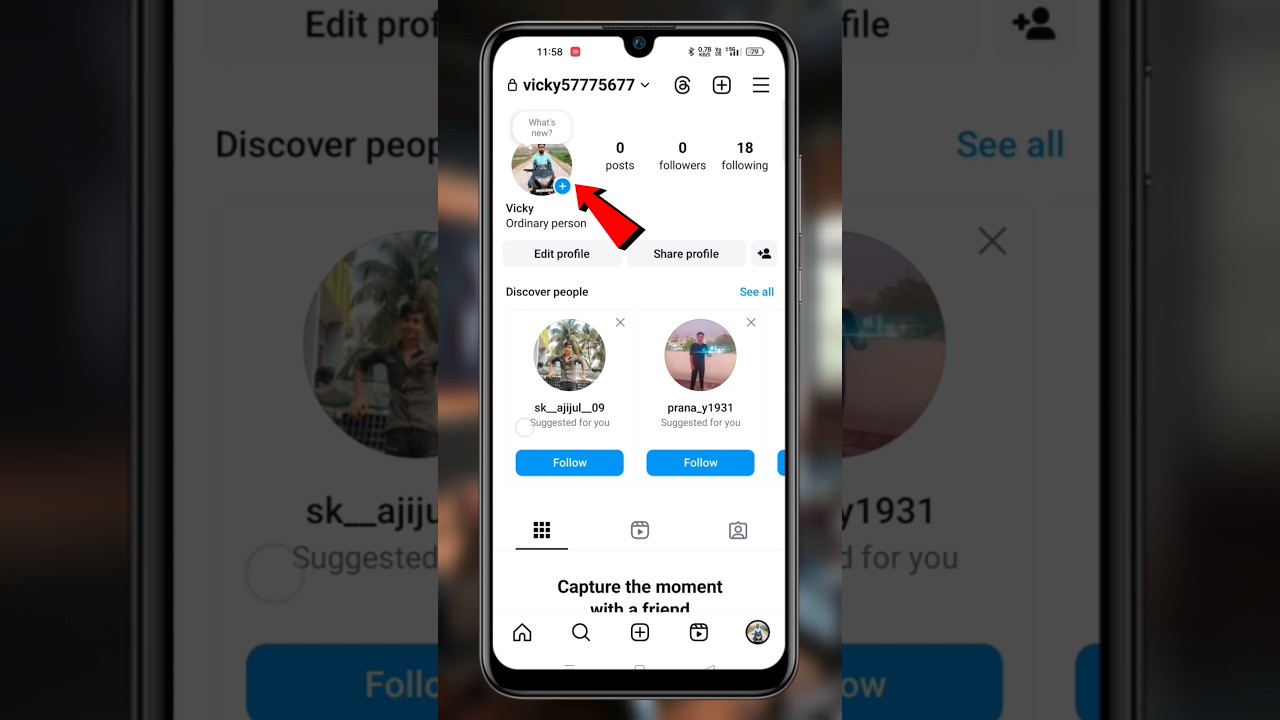 Instagram profile picture Kaise lagaen | How to set Instagram profile picture #techfrack #shorts