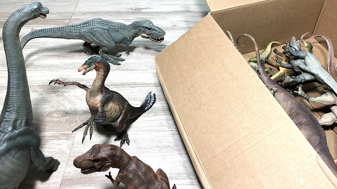 My TOP 100 most favourite Dinosaur Toys Figures! Part 1 T-Rex, Carnotaurus