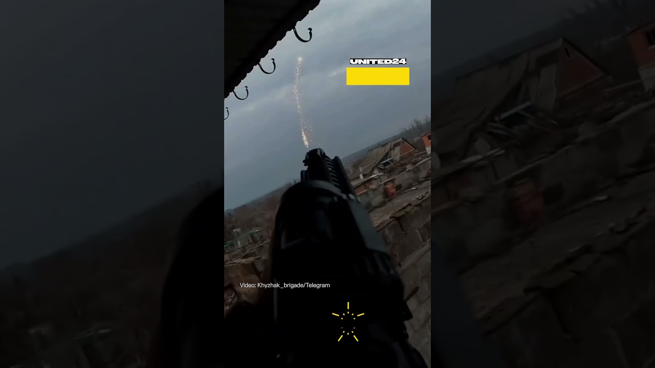 Ukrainian Soldier Neutralized Russian Drone That Was Spraying Thermite Mixture #warinukraine
