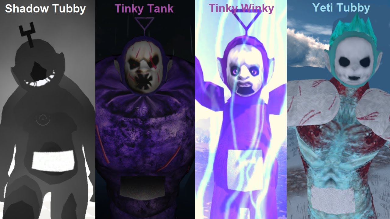 Slendytubbies: Firework | Shadow Tubby, Tinky Tank, Tinky Winky & Yeti Tubby