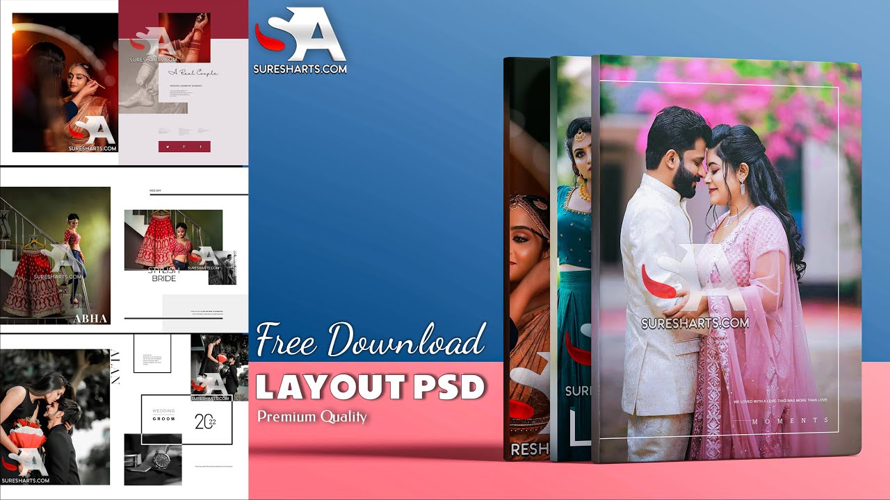 Free PSD'S | Premium Wedding Layout / Vidhi PSD Files | #FreePSDDownload | SureshArts