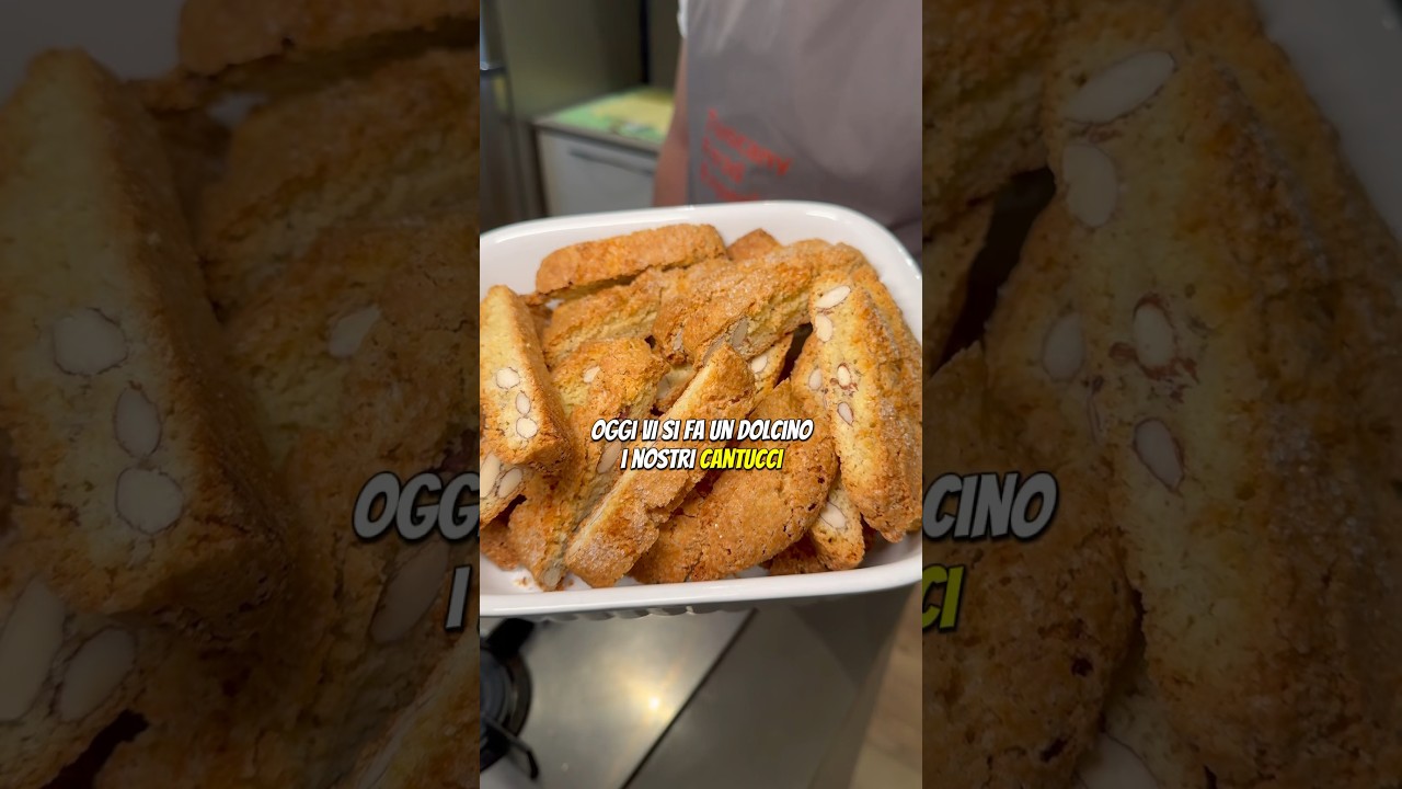 😍 I veri CANTUCCI TOSCANI #cibo