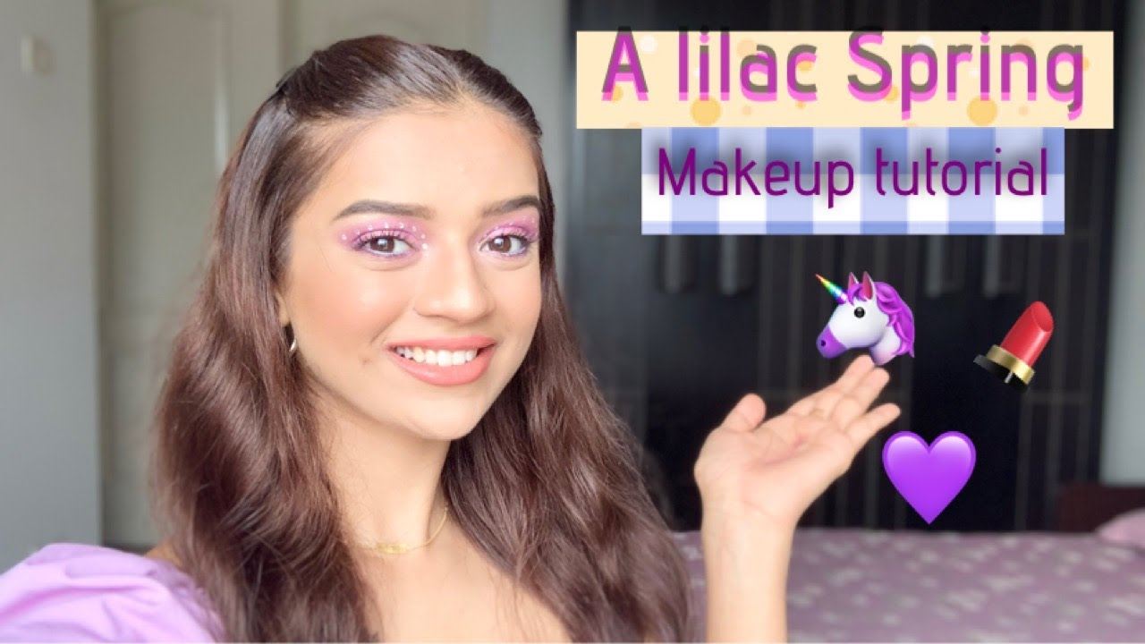 Purple lilac makeup tutorial | By MansiVijay 💜