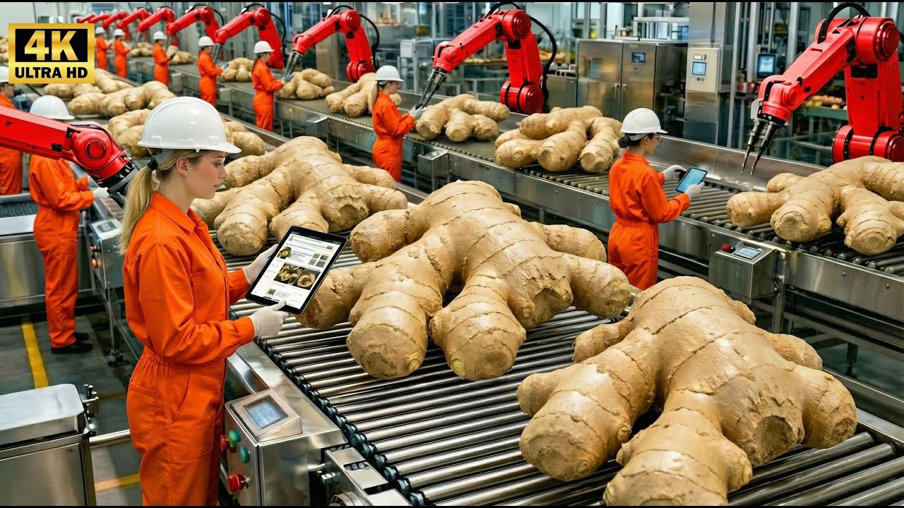 Inside the 1,000,000 LB Ginger Plant – The TERRIFYING Milling of Modern Golden Powder Production