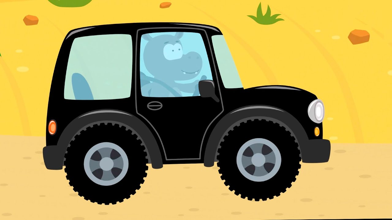 Coches de colores pip-pip | Canciones infantiles | El gatito Kot&eacute;