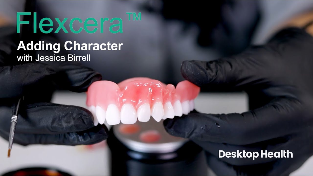 How to Create Lifelike Characterization with Flexcera™ 3D Printed Dentures