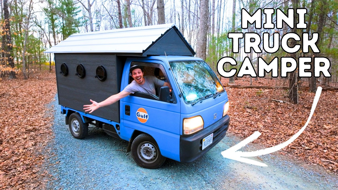 Tiny Truck Camper is COMPLETE! - Episode 4