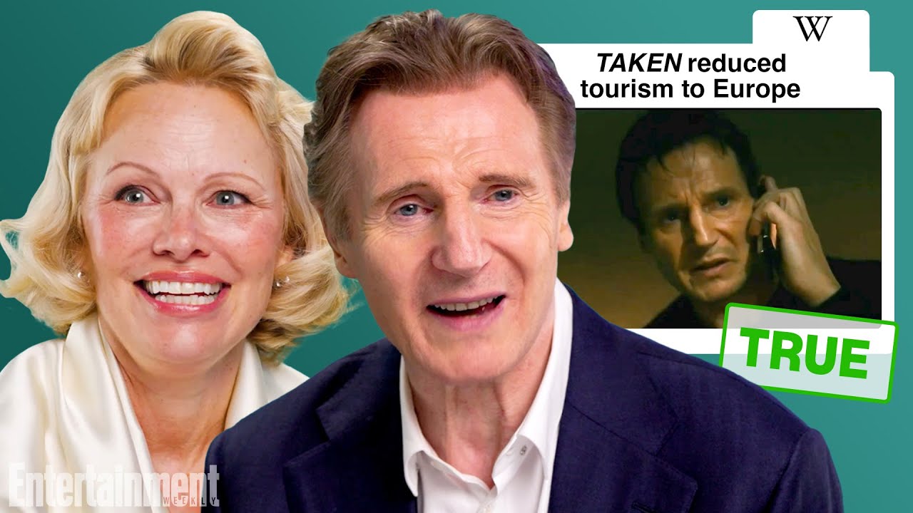 Pamela Anderson & Liam Neeson Fact Check Their Wikipedia, IMDB & More | Entertainment Weekly