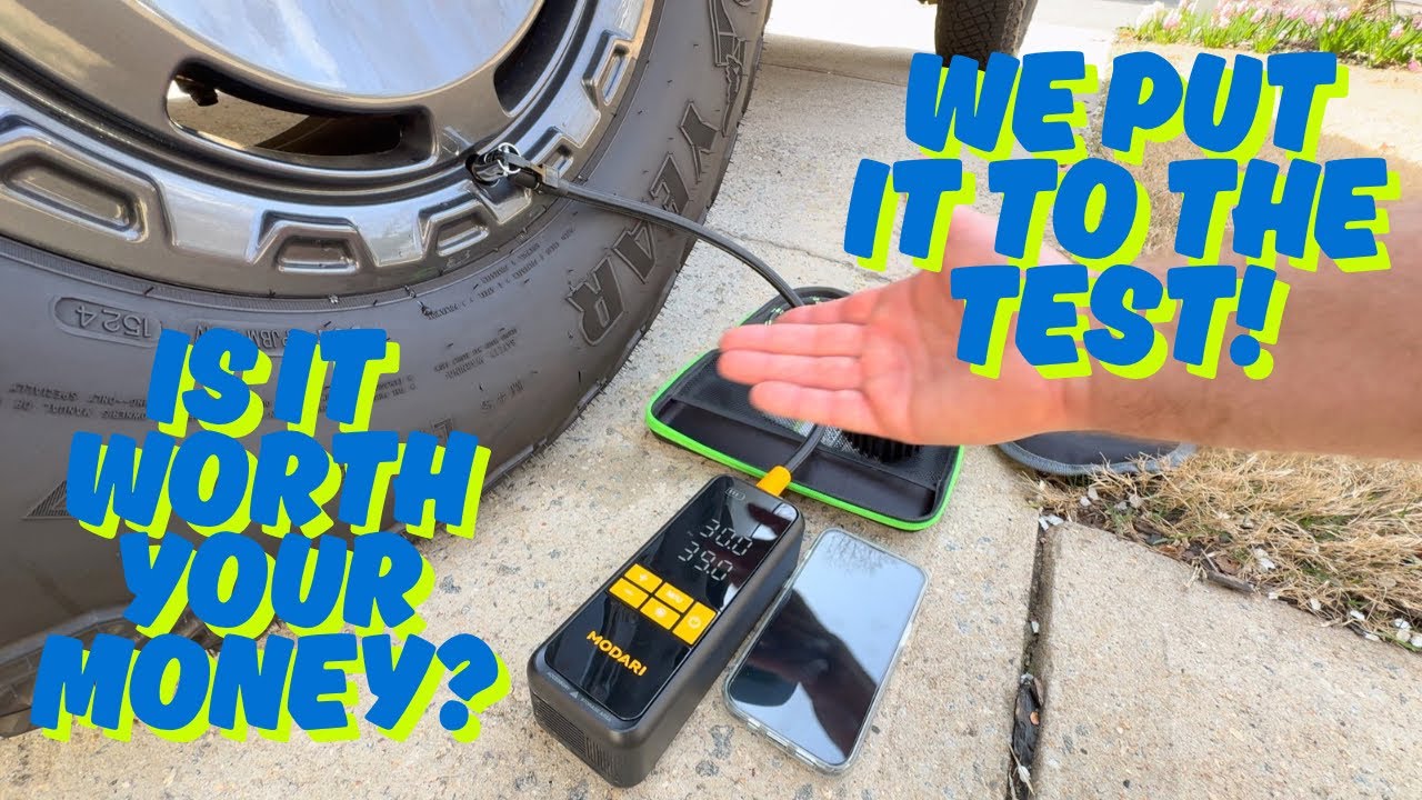 MODARI Tire Inflator Review: Portable Air Compressor Put to The Test!