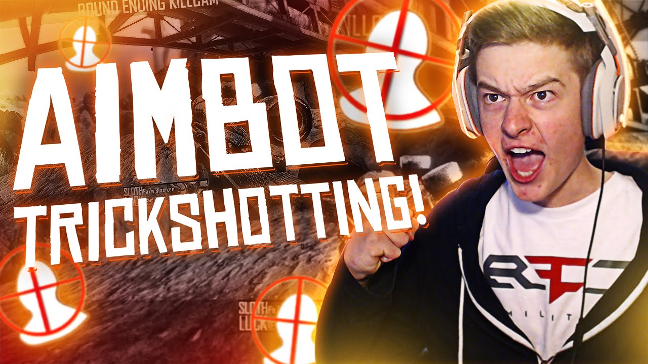 Aimbot Trickshotting w/ RED! (INSANE BO2 TRICKSHOTS)