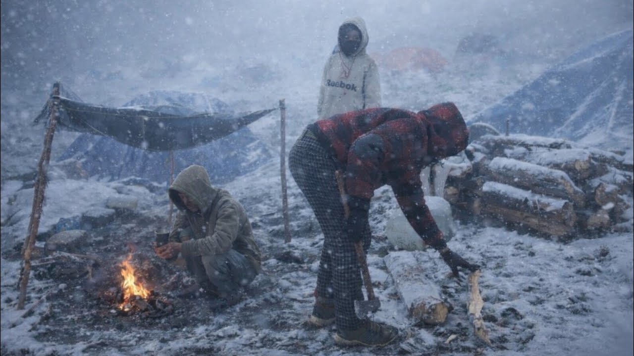 Inside Dolpa&rsquo;s Coldest Region | A Family&rsquo;s Real Experience Living in Nature, Caves & Tents🌧️🌧️🌧️