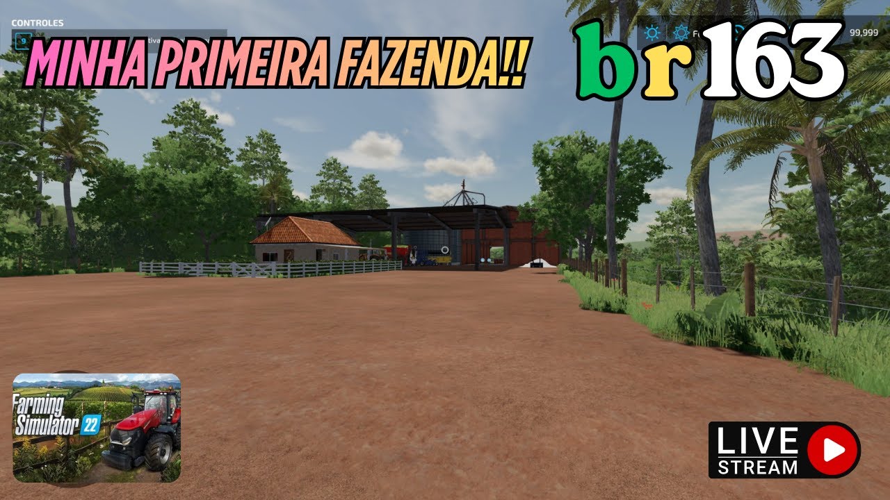 F S 22 MAPA BR 163  gameplay  **  live on  **