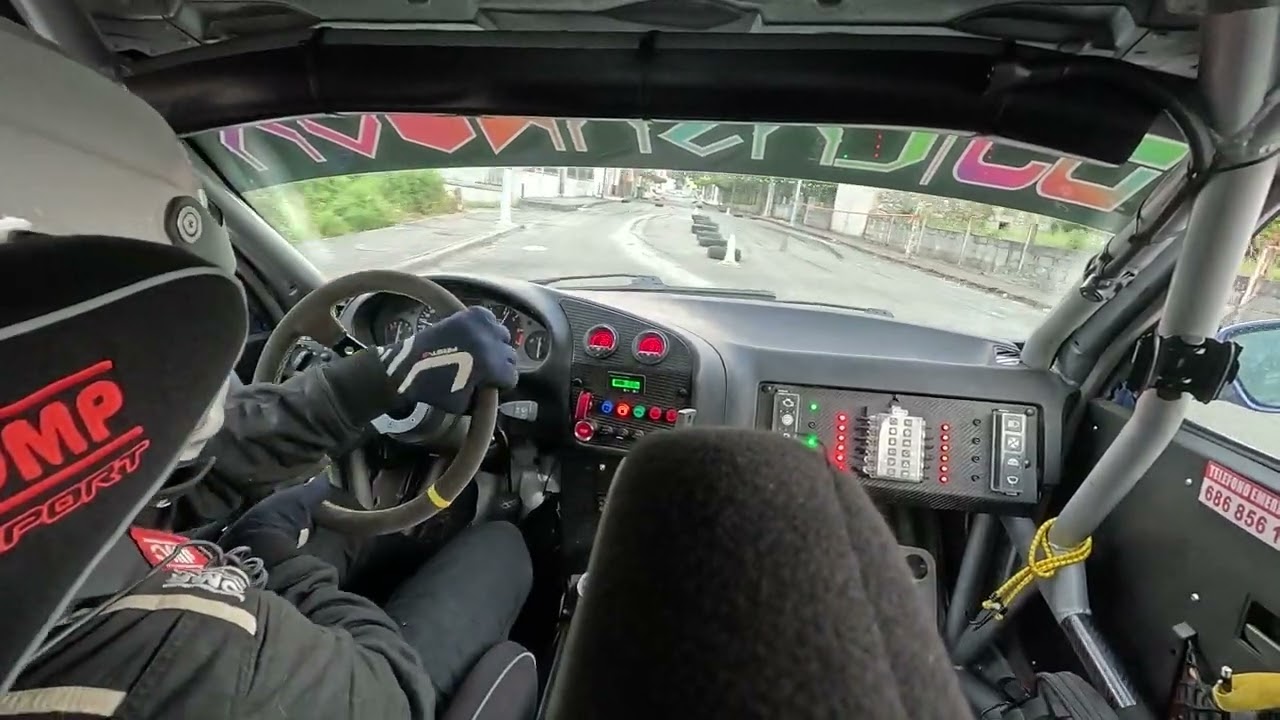 slalom antas de ulla 2024 onboard dani mellado bmw e36