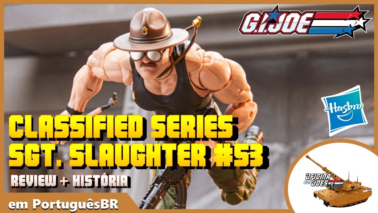 GIJoe Classified Sgt Slaughter - Review em PT/BR