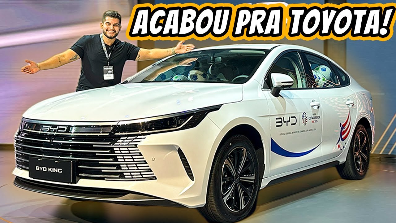 BYD King - Autonomia de 1200 km e mais barato que Corolla h&iacute;brido!