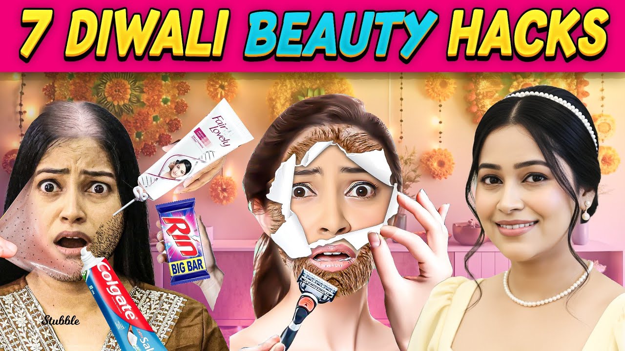 7 Awesome Diwali Beauty Hacks You Must Try For Btight, Glowing Skin #shorts #ytshorts #youtubeshorts