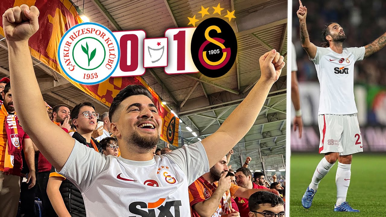 OLAYLI RİZE DEPLASMANI - TRİBÜNLER ARASI KIŞKIRTMA | Rizespor 0-1 Galatasaray