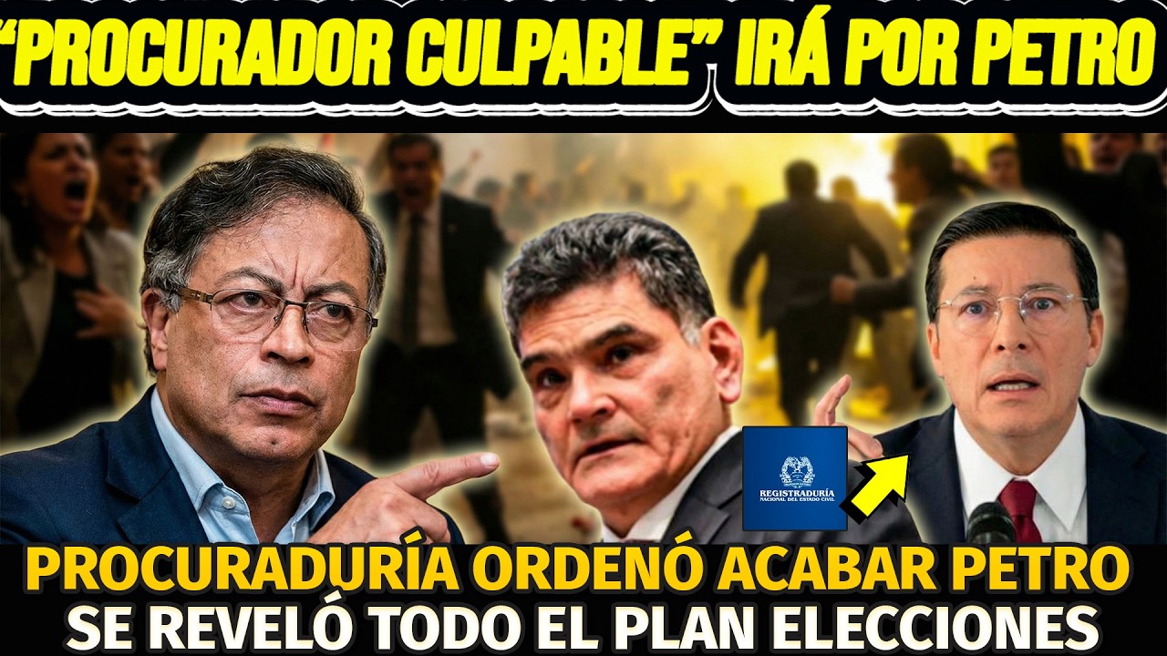 URGENTE: PROCURADURÍA ORDENÓ ACABAR CON PETRO: PRESI REVELÓ PRUEBAS DE R0B* ELECCIONES SON CULPABLES