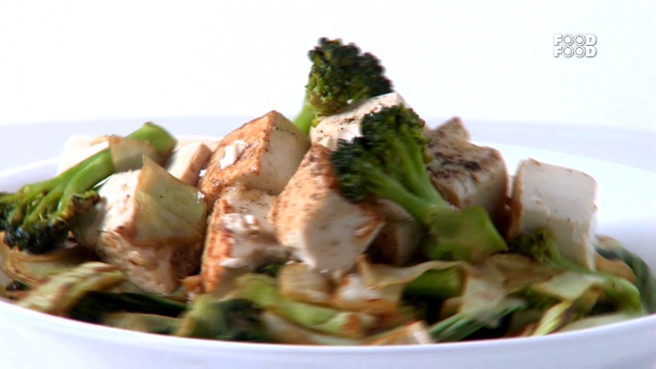 Stir Fried Beancurd With Asian Greens - Sanjeev Kapoor's Kitchen