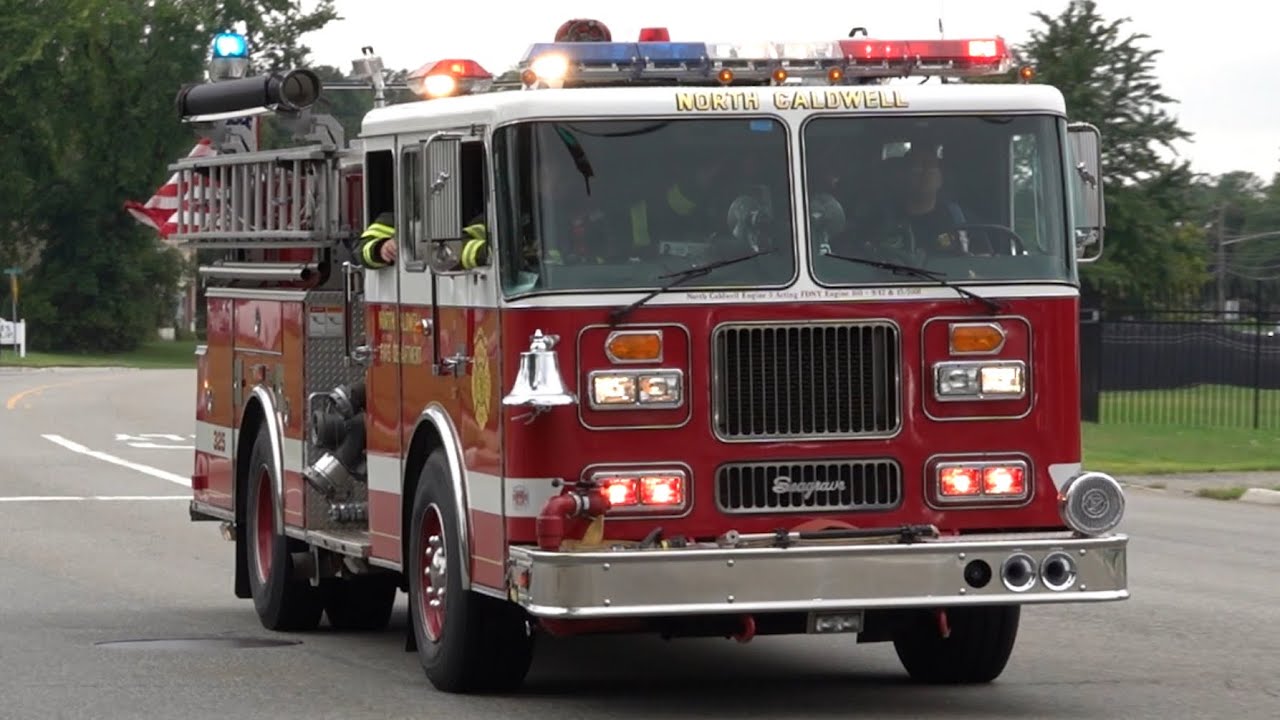 North Caldwell Fire Department Engine 5 Responding 8/31/24