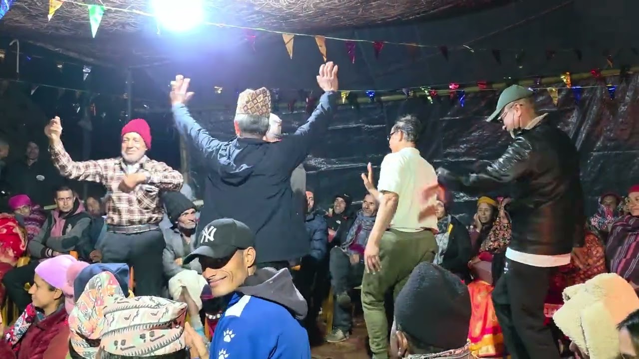 पर्बत पाङ खुर्कोटको भजनमा भयो भब्य रमाइलो parbat pang khurkot bhajan 