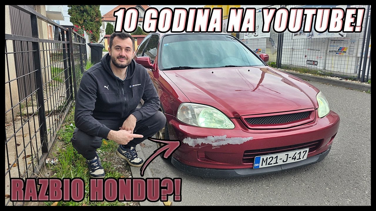 ZA DESETU GODIŠNJICU KANALA SAM MALO SLUPAO HONDU... HVALA SVIMA!