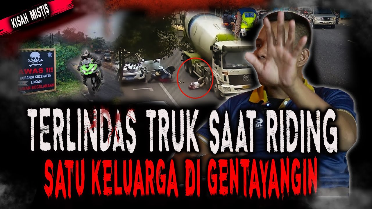 FULL HOROR,KECELAKAAN MAUT SAAT RIDING,ALMARHUM MINTA BALIKIN MATA YANG TERTINGGAL DIKOLONG MOTOR!!