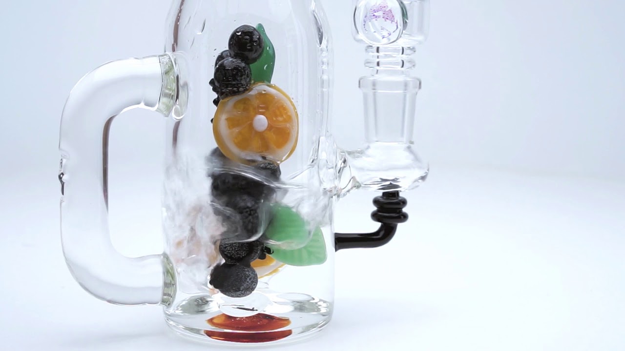 Empire Glassworks Blueberry Detox Water Rig