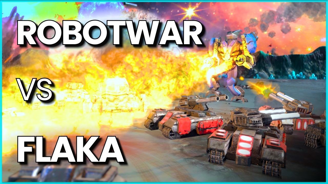 Close mid rank 1v1 - Flaka VS Robotwar2005 - Beyond All Reason Cast