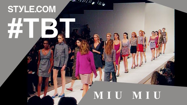 Редкое интервью с Миуччей Прадой на показе Miu Miu осень-зима 1997 года &mdash; #TBT с Тимом Блэнксом &mdash;...