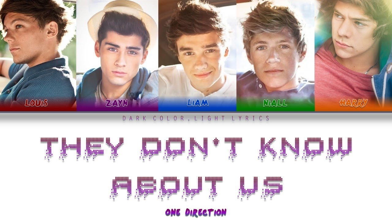 One Direction 'They Don't Know About Us' Lyrics [Color Coded ENG_ESP]